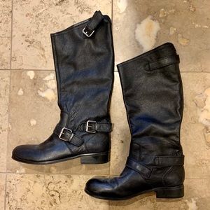 Dolce Vita Tall Black Leather Boots